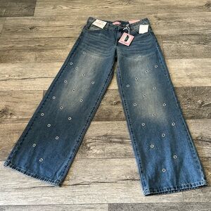 Stylish Blue Women's Baggy Jeans- Size 1